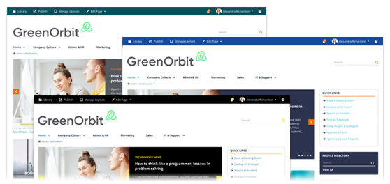 Screenshot of GreenOrbit's Custom Themes