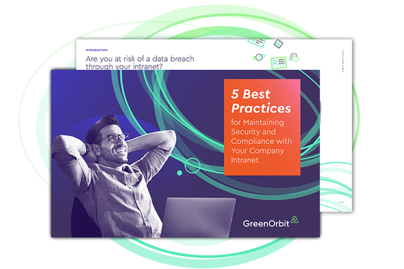 5 Best Practices for security and compliance of GreenOrbit Intranet 